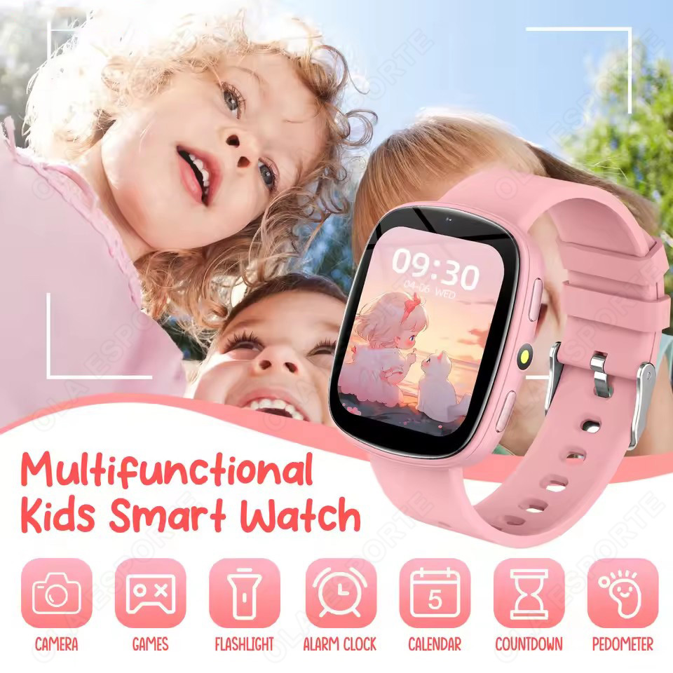 Smartwatch X12 - 新型スマートウォッチ キッズ1.83インチディスプレイ 22種類のゲーム 睡眠モニター カメラ 目覚まし時計