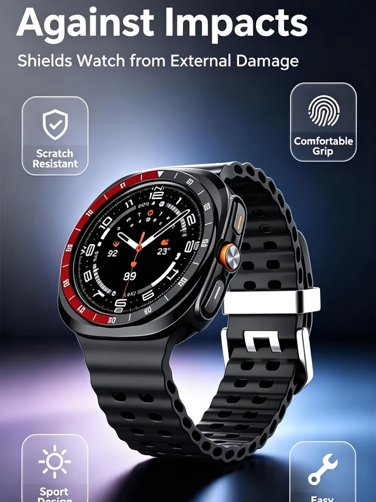 スケールベゼル + ケース Samsung Galaxy W - Samsung Smartwatch Accessories のレビューと価格
