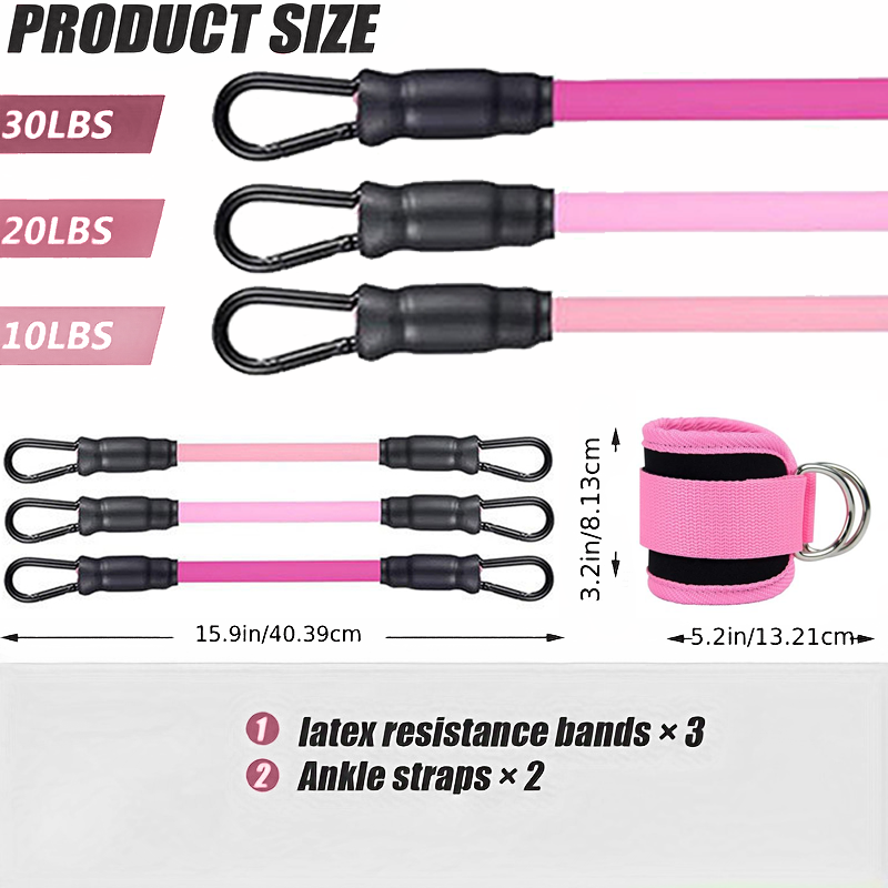 アンクルストラップ抵抗バンドセットフィットネストレーニング運 - Rugged Sport Strap のレビューと価格