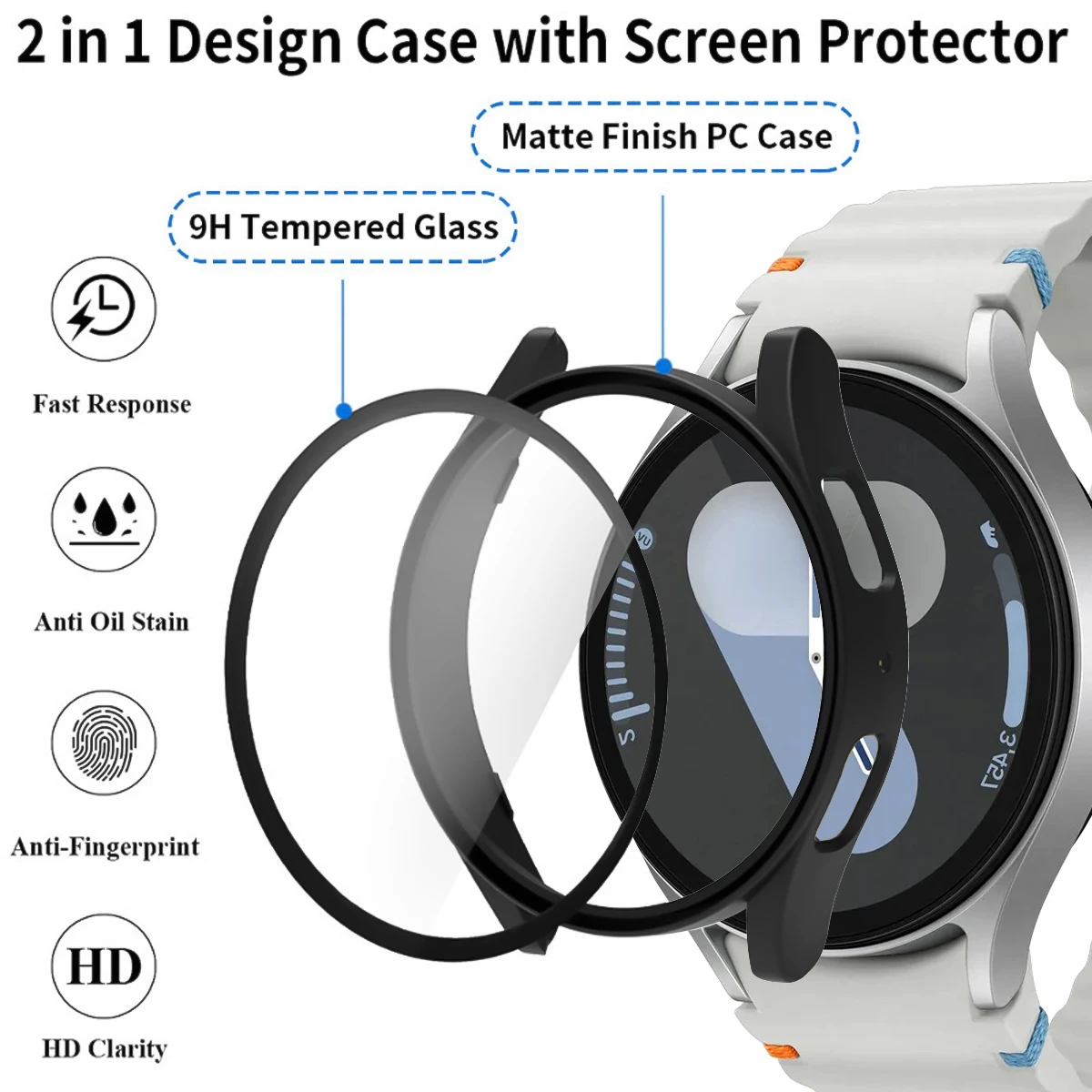 シリコンストラップサムスンギャラクシーウォッチ 7 40 4 - Samsung Smartwatch Accessories のレビューと価格