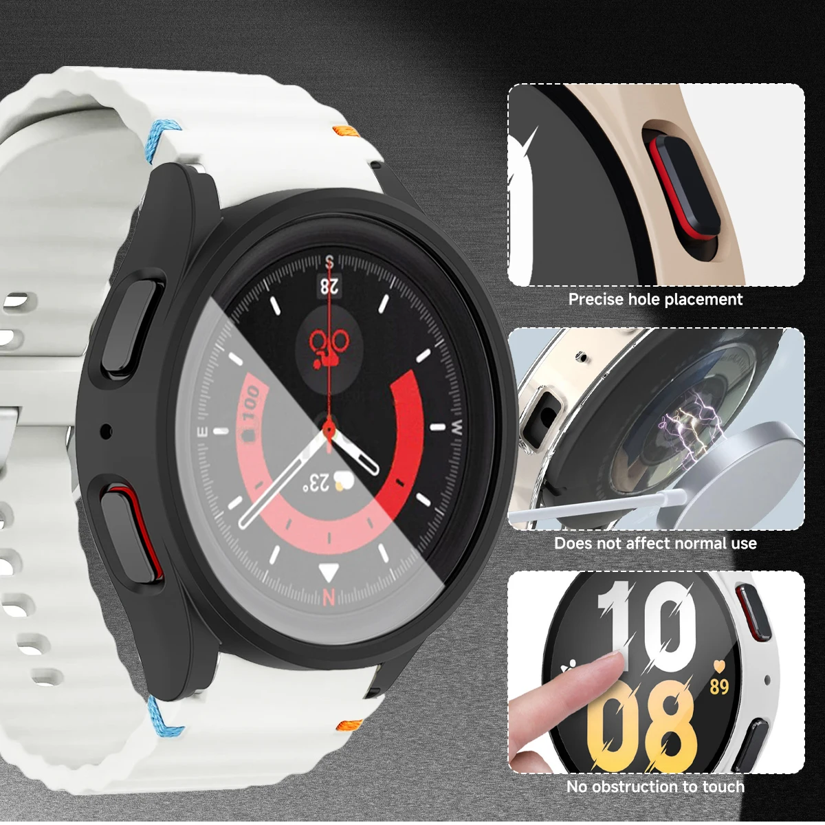 シリコンストラップサムスンギャラクシーウォッチ 7 40 4 - Samsung Smartwatch Accessories のレビューと価格