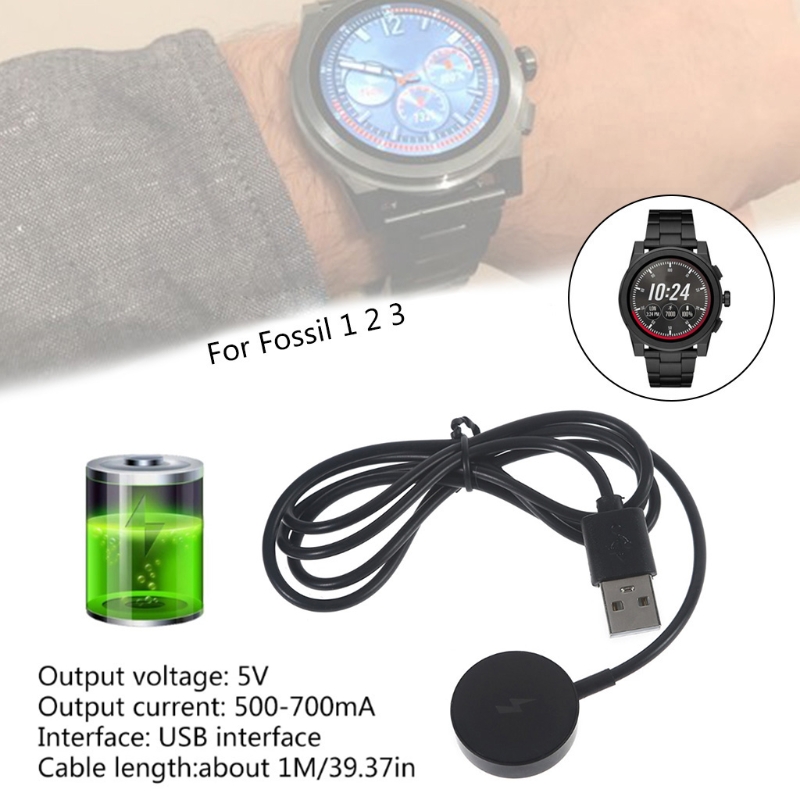 スマートウォッチ高速充電スタンドドックケーブル Fossil - Fossil Smartwatch Accessories のレビューと価格