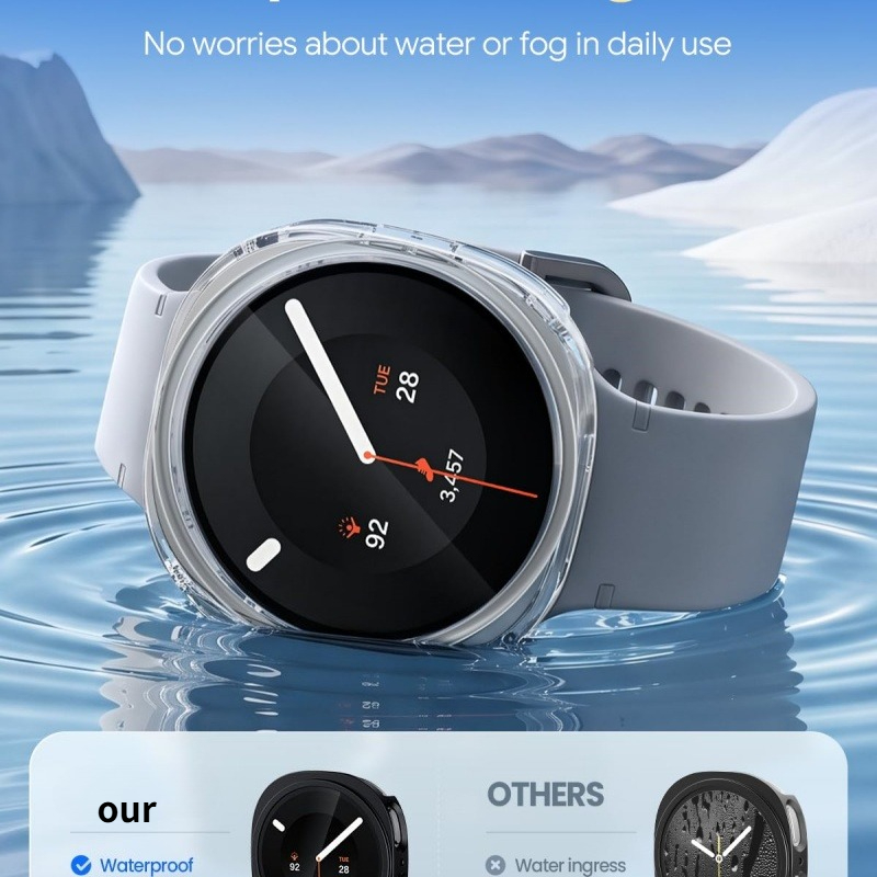 Samsung Galaxy Watch 9-8用強化ガラス - Samsung Smartwatch Accessories のレビューと価格