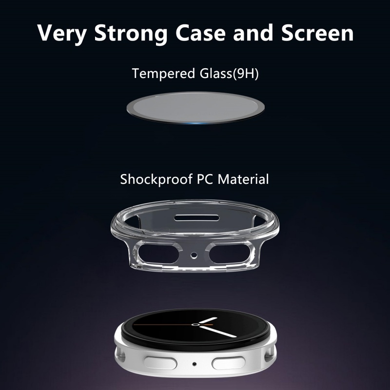 Samsung Galaxy Watch 9-8用強化ガラス - Samsung Smartwatch Accessories のレビューと価格